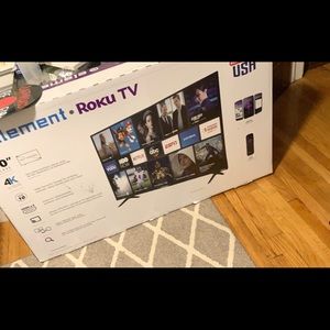 BRAND NEW 50inch smart tv by Roku, never opened